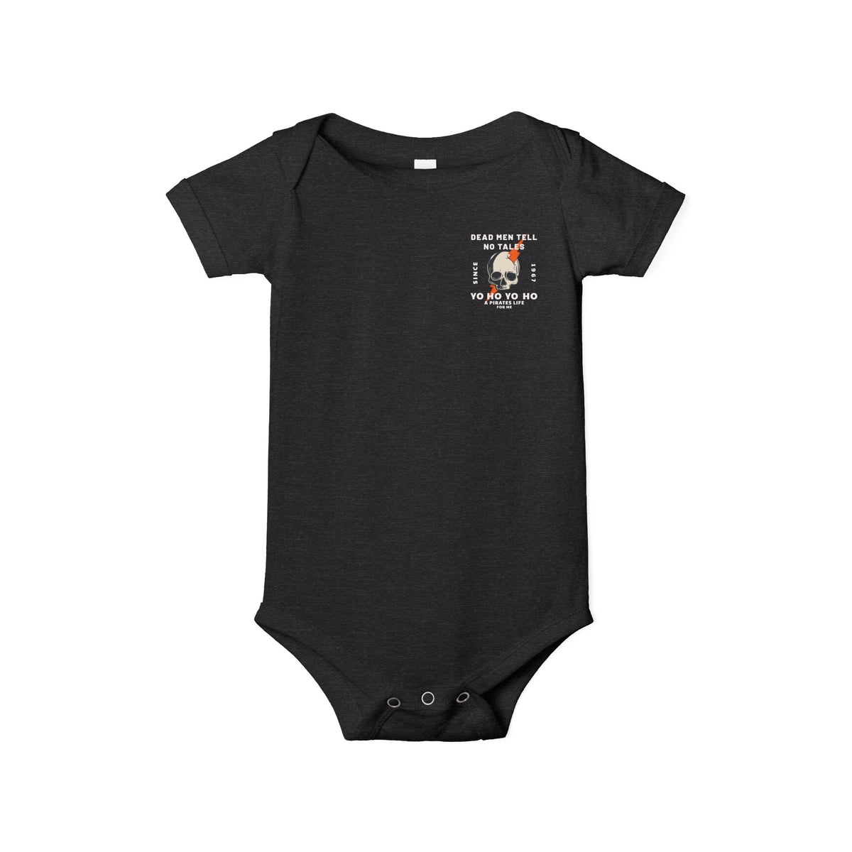 Dead Men Tell No Tales Bella Canvas Infant Jersey One Piece