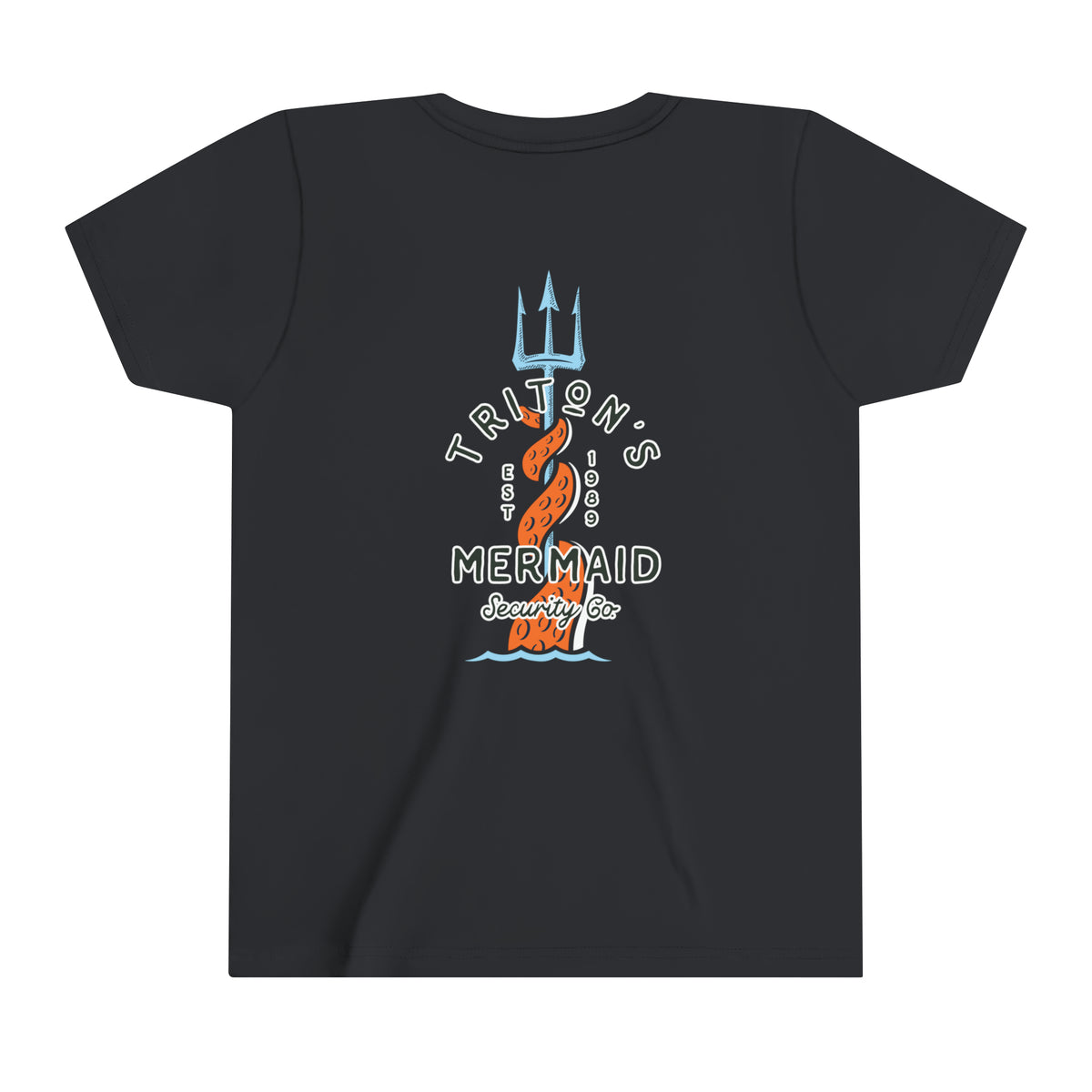 Triton's Mermaid Security Bella Canvas Youth Short Sleeve Tee