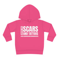 Chicks Dig Scars and Tattoos Toddler Pullover Rabbit Skins Fleece Hoodie