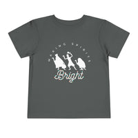 Making Spirits Bright Bella Canvas Toddler Short Sleeve Tee