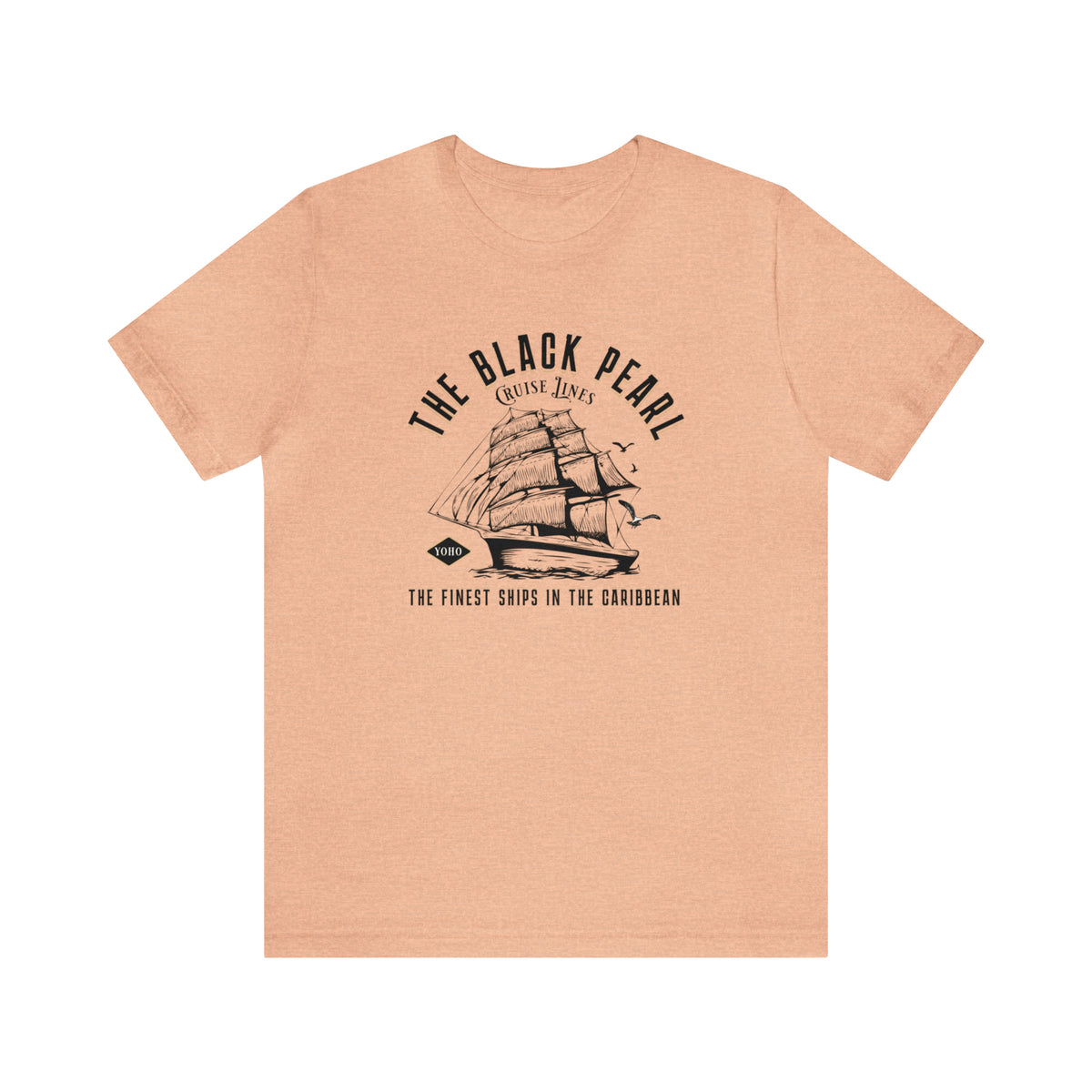 Black Pearl Cruise Lines Bella Canvas Unisex Jersey Short Sleeve Tee
