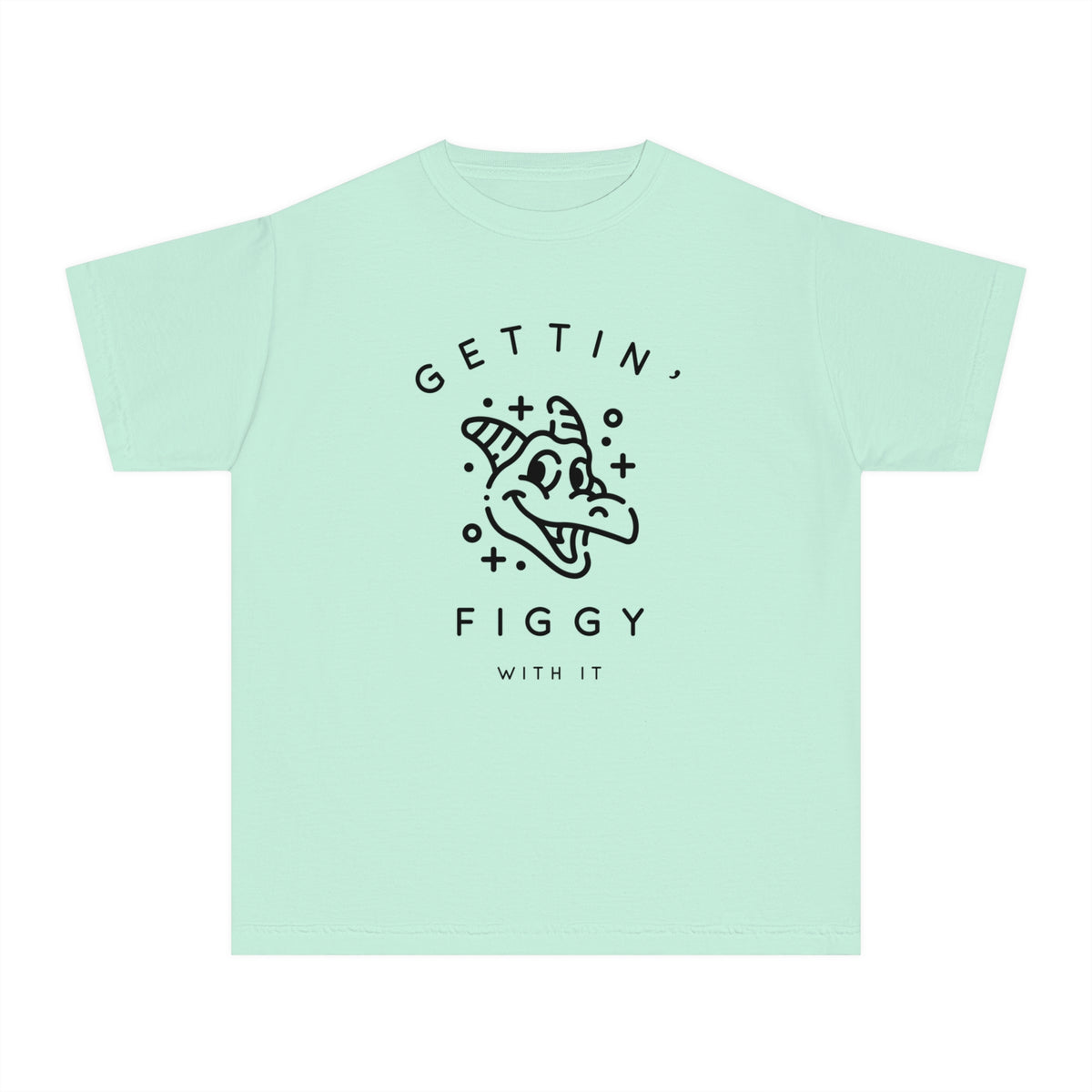 Gettin' Figgy With It Comfort Colors Youth Midweight Tee