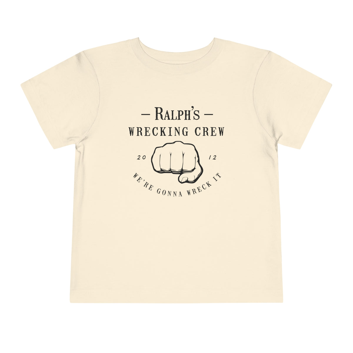 Ralph’s Wrecking Crew Bella Canvas Toddler Short Sleeve Tee