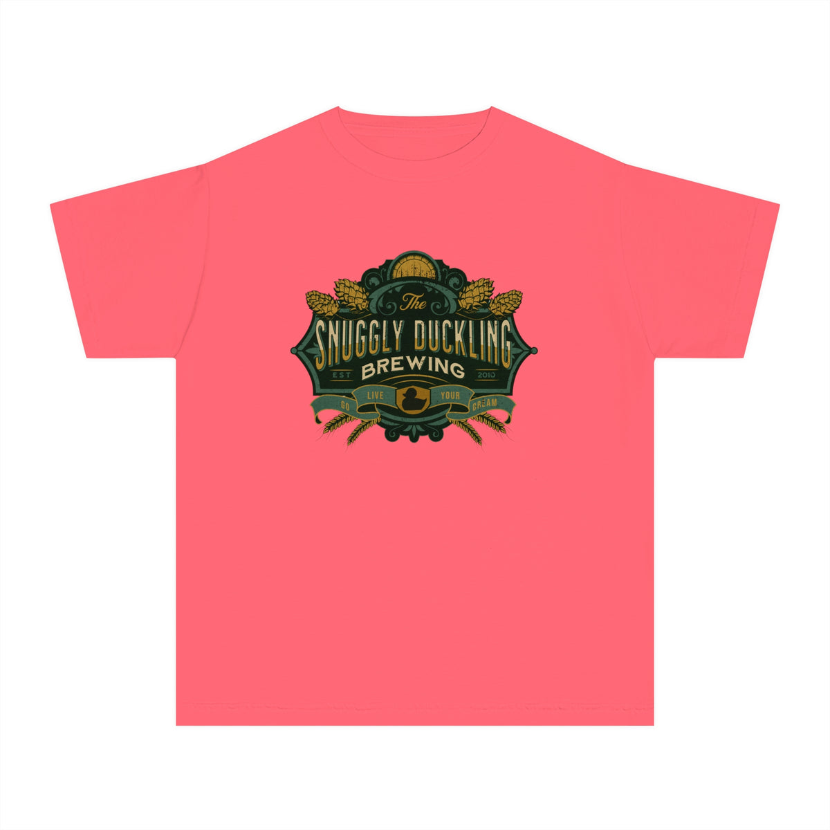 The Snuggly Duckling Brewing Comfort Colors Youth Midweight Tee