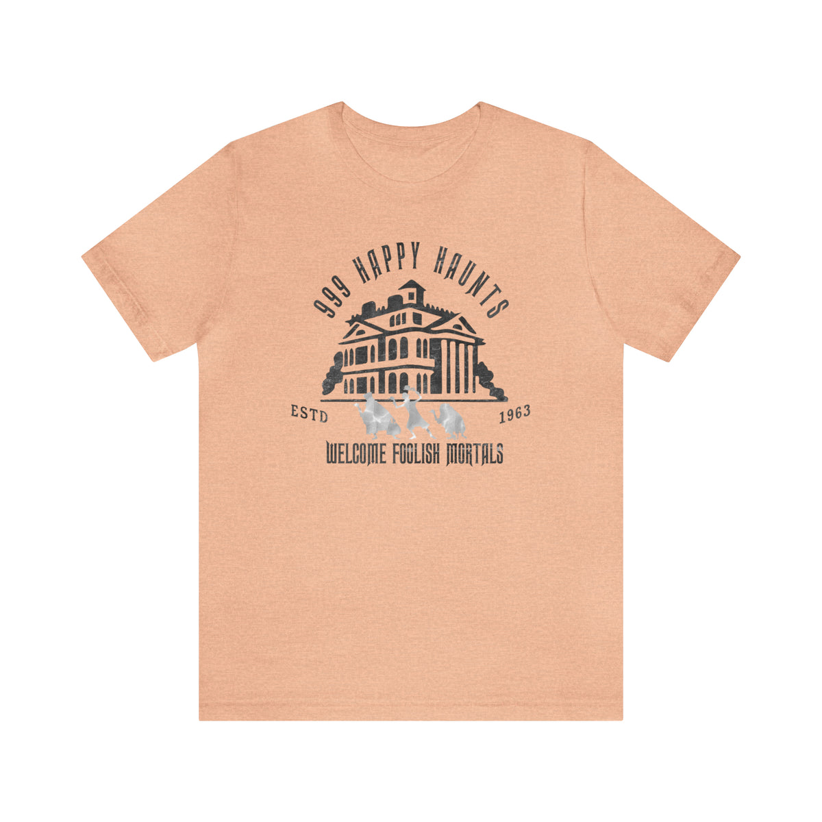 999 Happy Haunts Bella Canvas Unisex Jersey Short Sleeve Tee