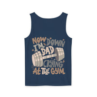 Down Bad Crying at the Gym Unisex Comfort Colors Garment-Dyed Tank Top
