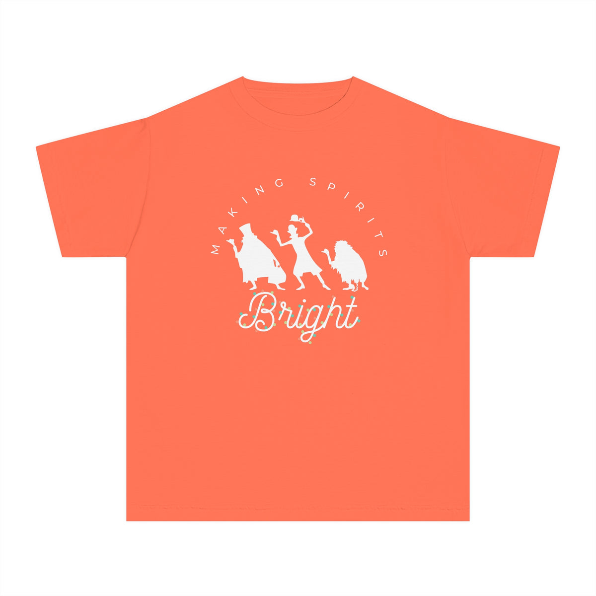 Making Spirits Bright Comfort Colors Youth Midweight Tee