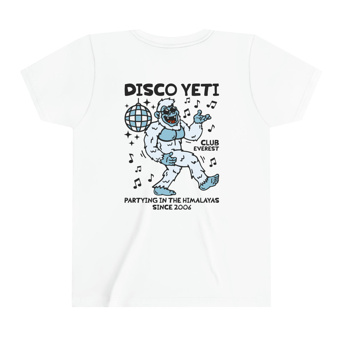 Disco Yeti Bella Canvas Youth Short Sleeve Tee