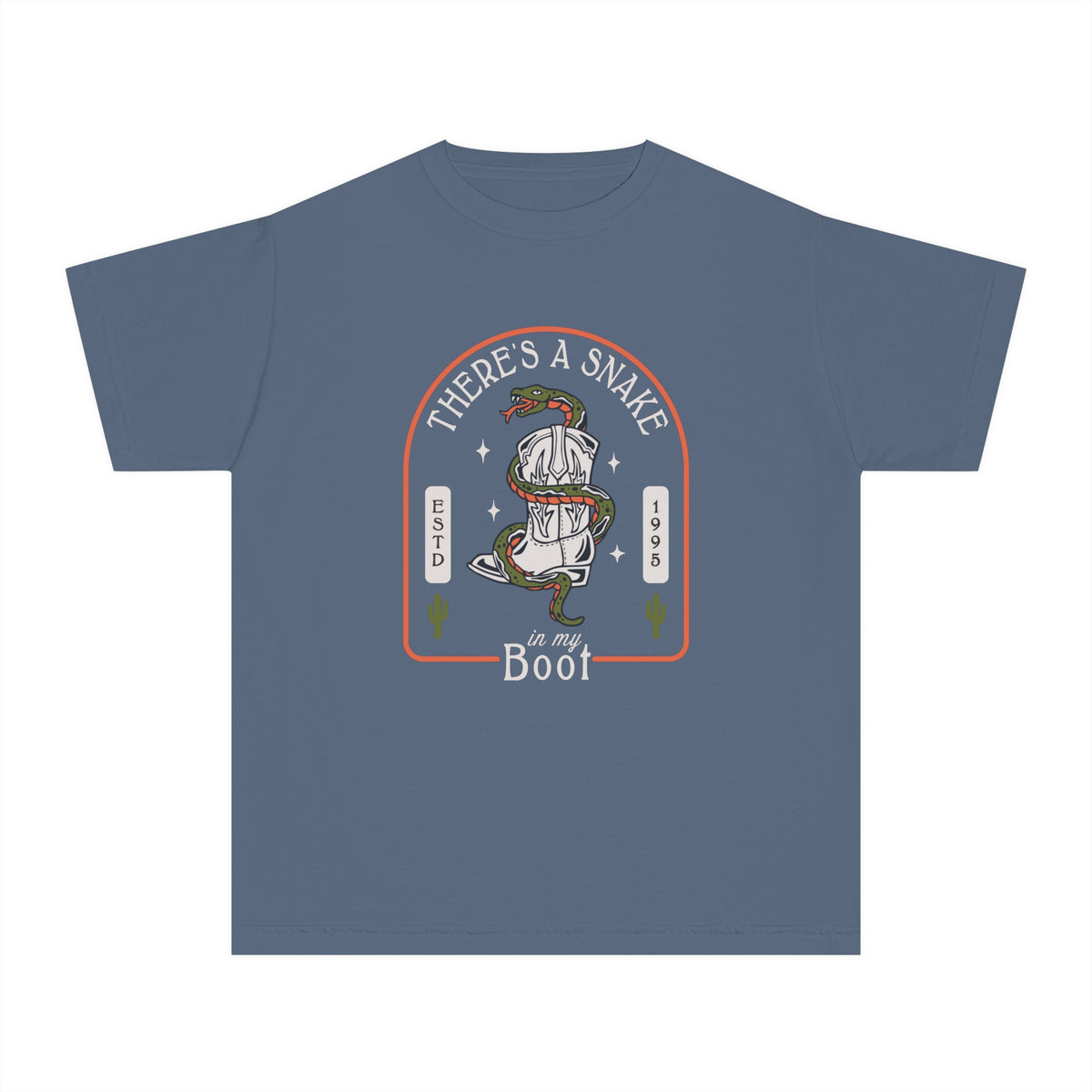There's A Snake In My Boot Comfort Colors Youth Midweight Tee