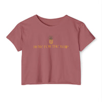 Here for the Whip Women's Festival Crop Top