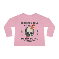 Dead Men Tell No Tales Toddler Long Sleeve Tee