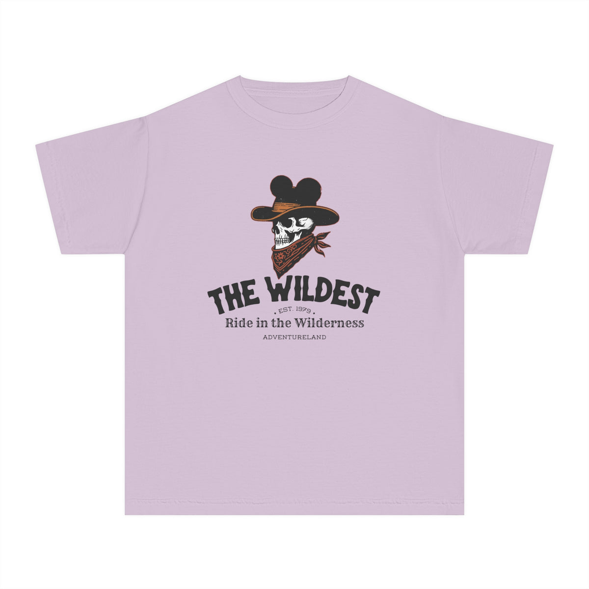The Wildest Ride in the Wilderness Comfort Colors Youth Midweight Tee