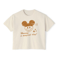 Having A Magical Day Comfort Colors Women's Boxy Tee