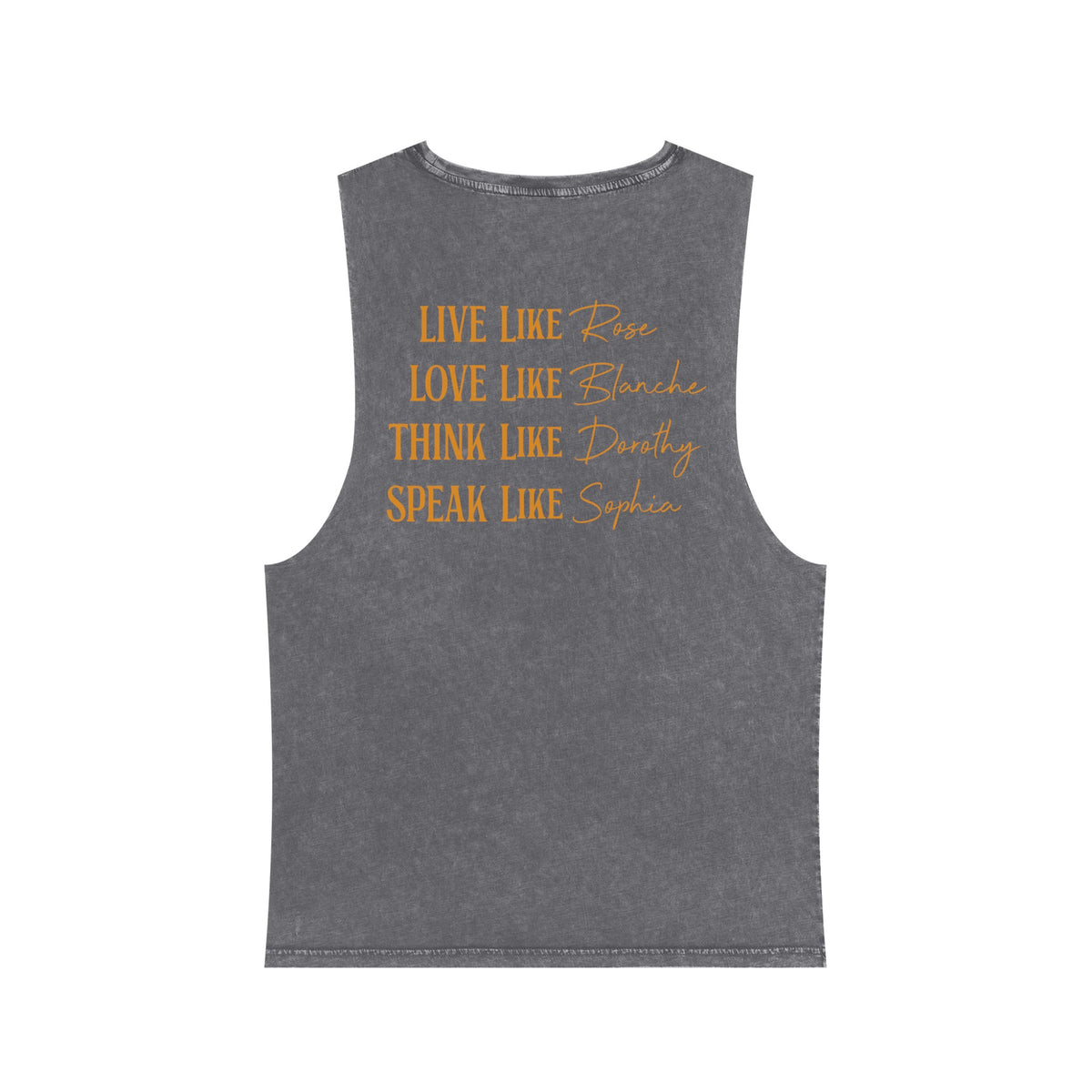 Thug Life AS Colour Unisex Stonewash Tank Top