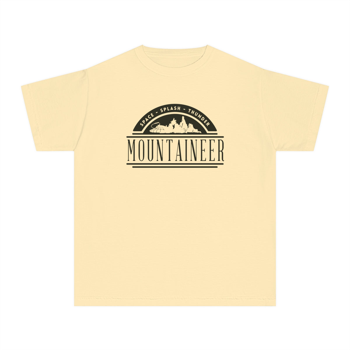 Mountaineer Comfort Colors Youth Midweight Tee