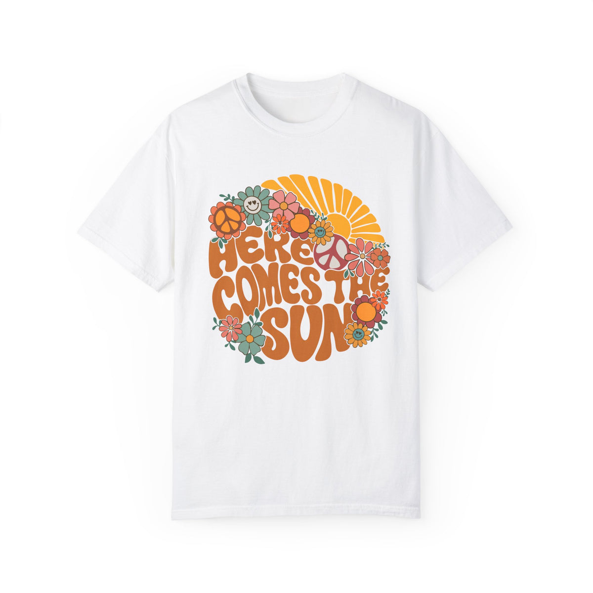 Here Comes the Sun Comfort Colors Unisex Garment-Dyed T-shirt