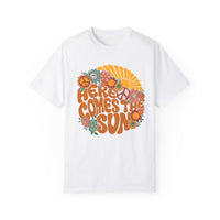 Here Comes the Sun Comfort Colors Unisex Garment-Dyed T-shirt