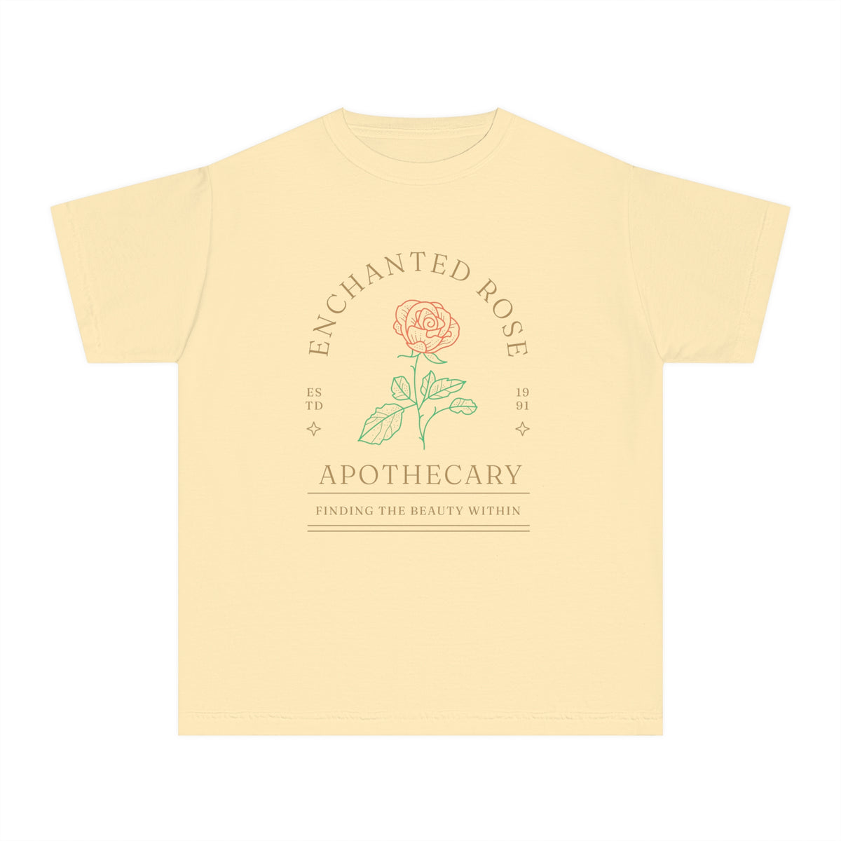 Enchanted Rose Apothecary Comfort Colors Youth Midweight Tee
