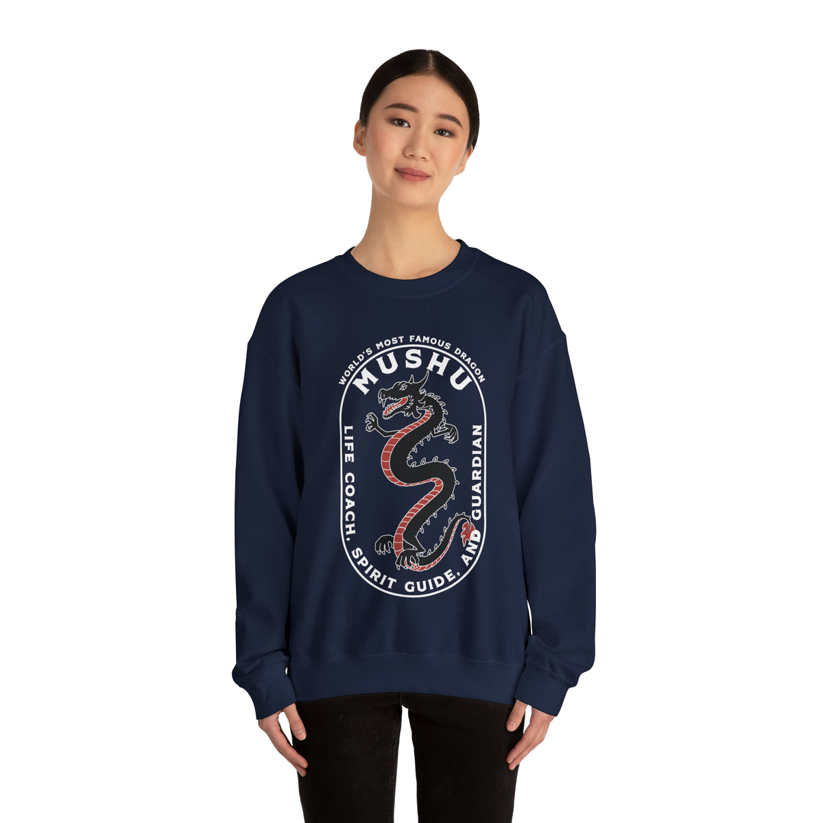 Mushu Gildan Unisex Heavy Blend™ Crewneck Sweatshirt
