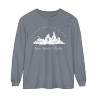 Oh What Fun It Is To Ride Comfort Colors Unisex Garment-dyed Long Sleeve T-Shirt