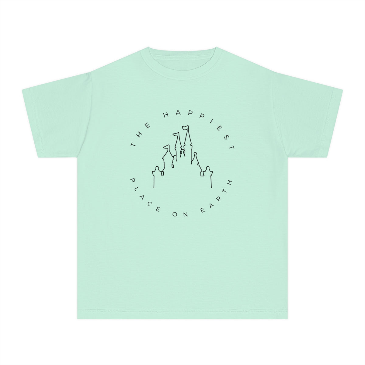 Happiest Place On Earth Comfort Colors Youth Midweight Tee
