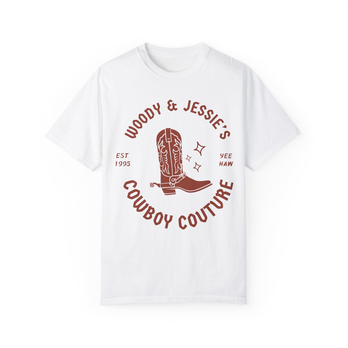 Woody & Jessie's Cowboy Couture Comfort Colors Unisex Garment-Dyed T-shirt