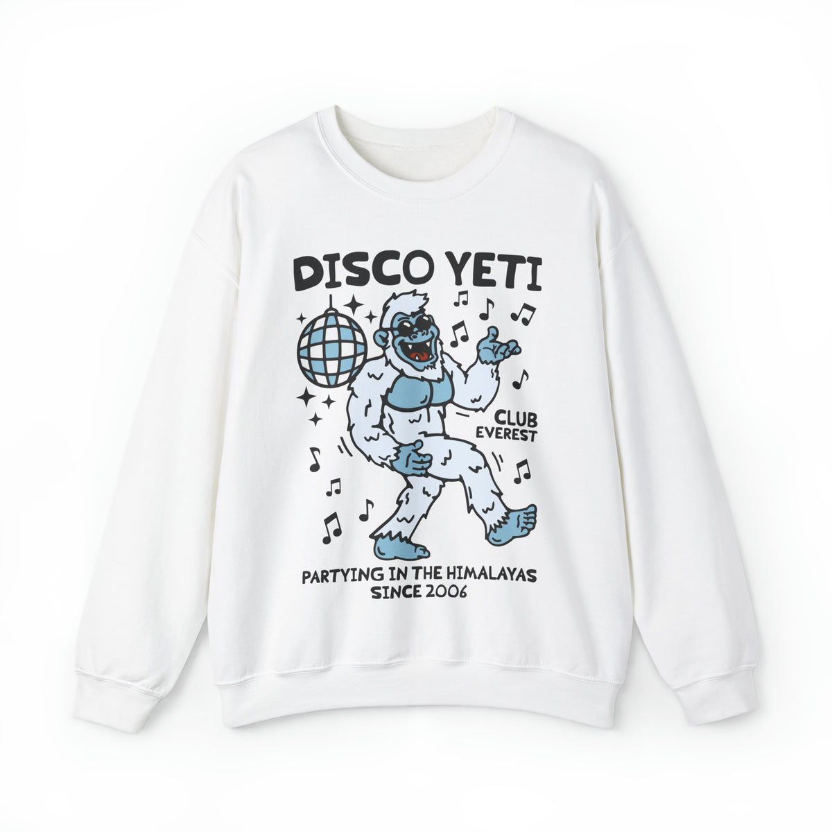 Disco Yeti Gildan Unisex Heavy Blend™ Crewneck Sweatshirt