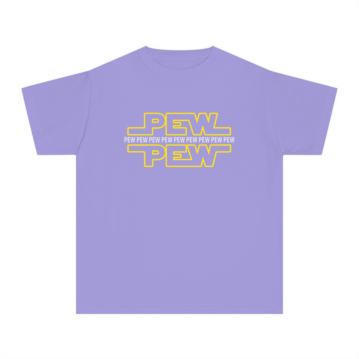 PEW PEW PEW Comfort Colors Youth Midweight Tee