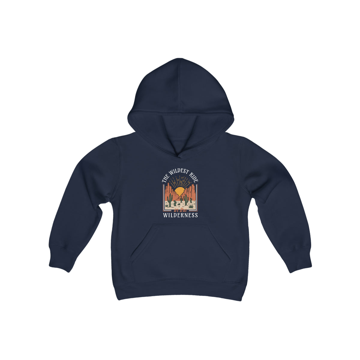The Wildest Ride In The Wilderness Gildan Youth Heavy Blend Hooded Sweatshirt