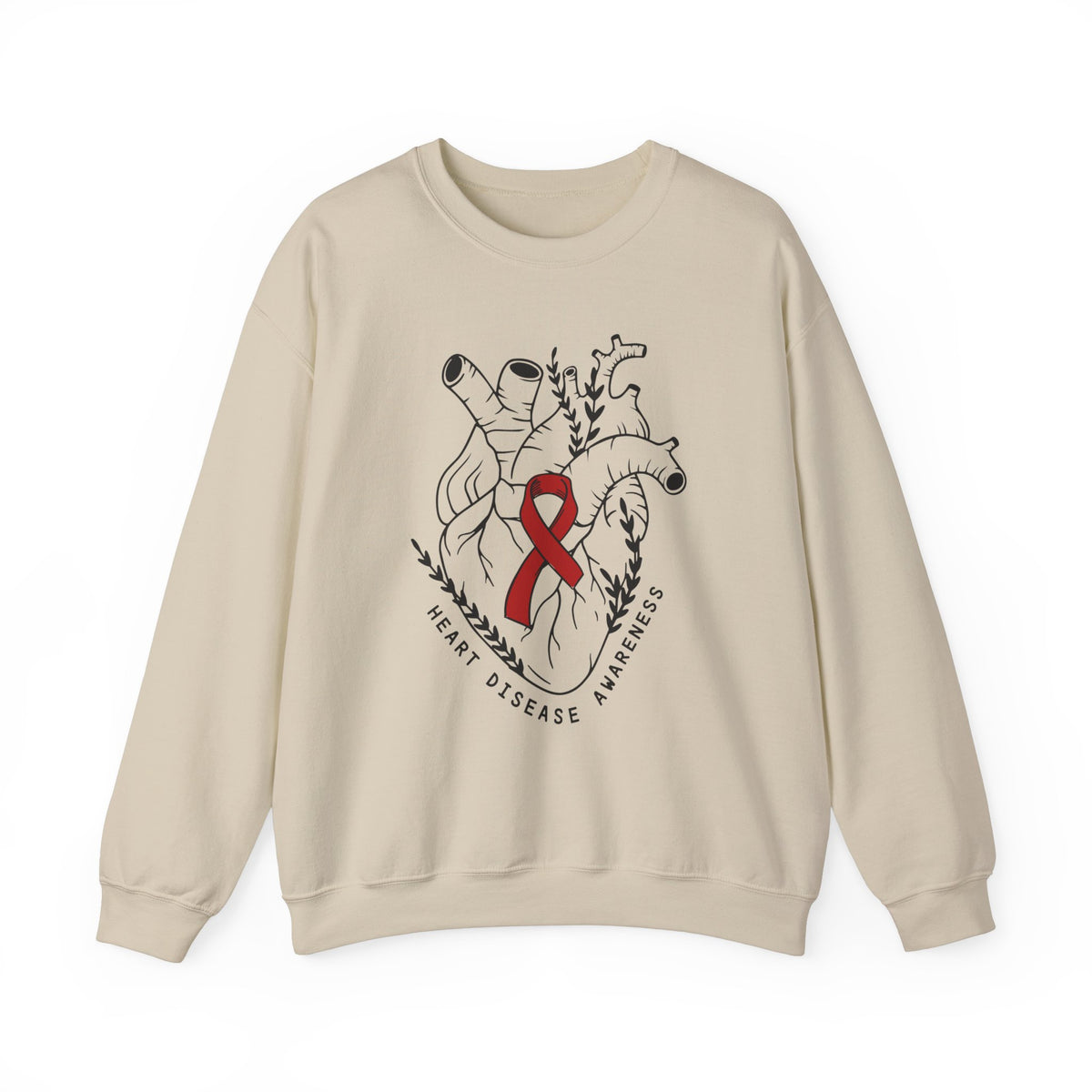Heart Disease Awareness Gildan Unisex Heavy Blend™ Crewneck Sweatshirt