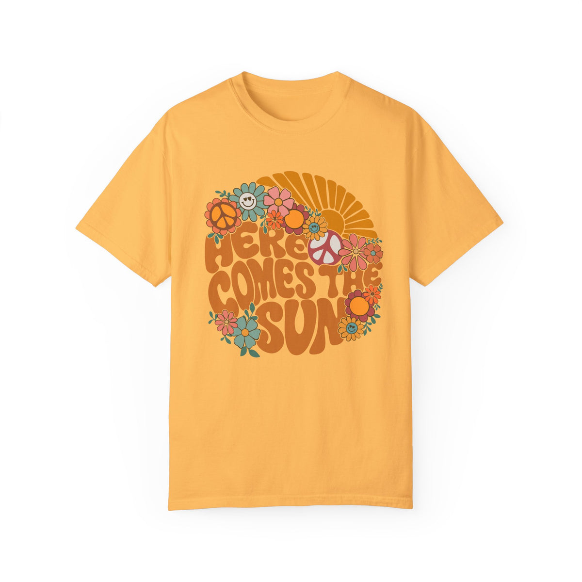 Here Comes the Sun Comfort Colors Unisex Garment-Dyed T-shirt