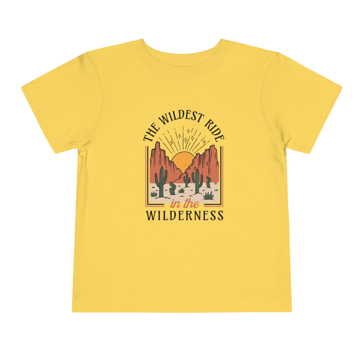 The Wildest Ride In The Wilderness Bella Canvas Toddler Short Sleeve Tee