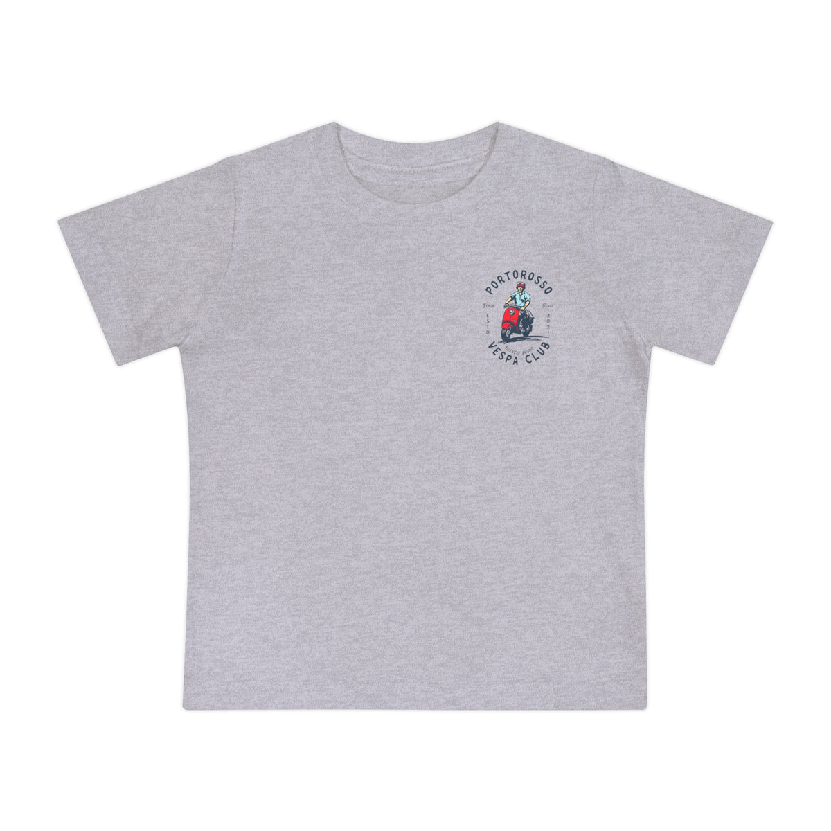 Portorosso Vespa Club Bella Canvas Baby Short Sleeve T-Shirt