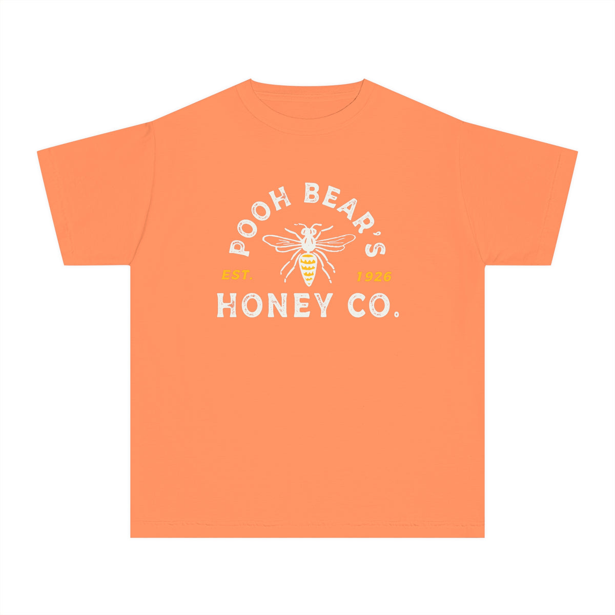 Pooh Bear's Honey Co. Comfort Colors Youth Midweight Tee