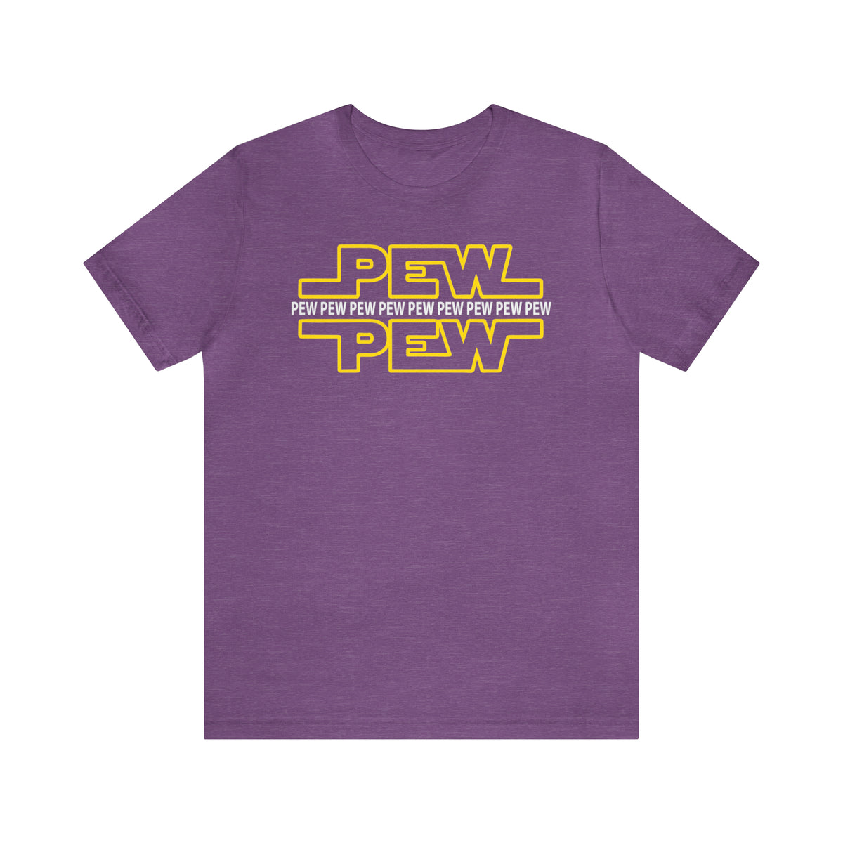 PEW PEW PEW Bella Canvas Unisex Jersey Short Sleeve Tee