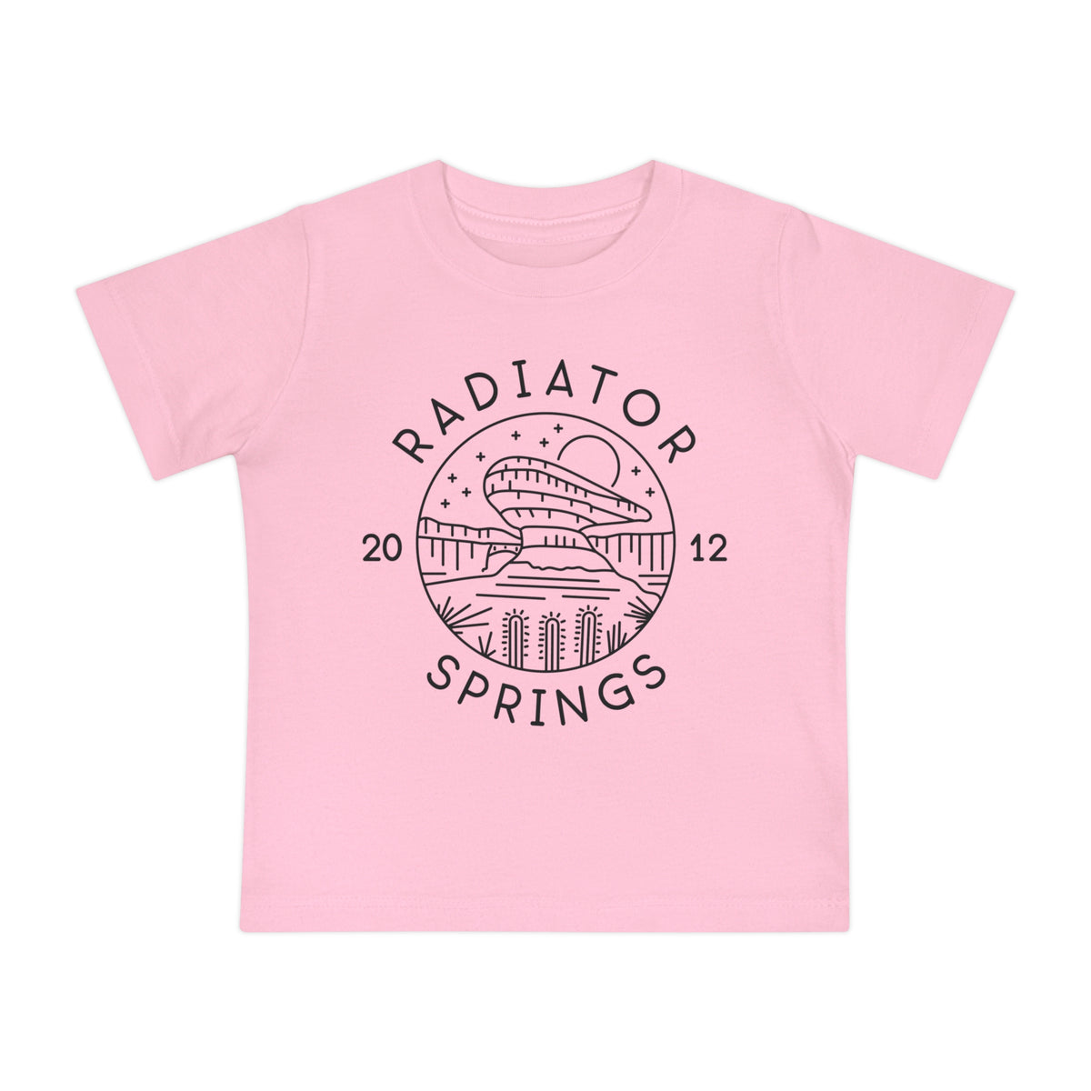Radiator Springs Bella Canvas Baby Short Sleeve T-Shirt