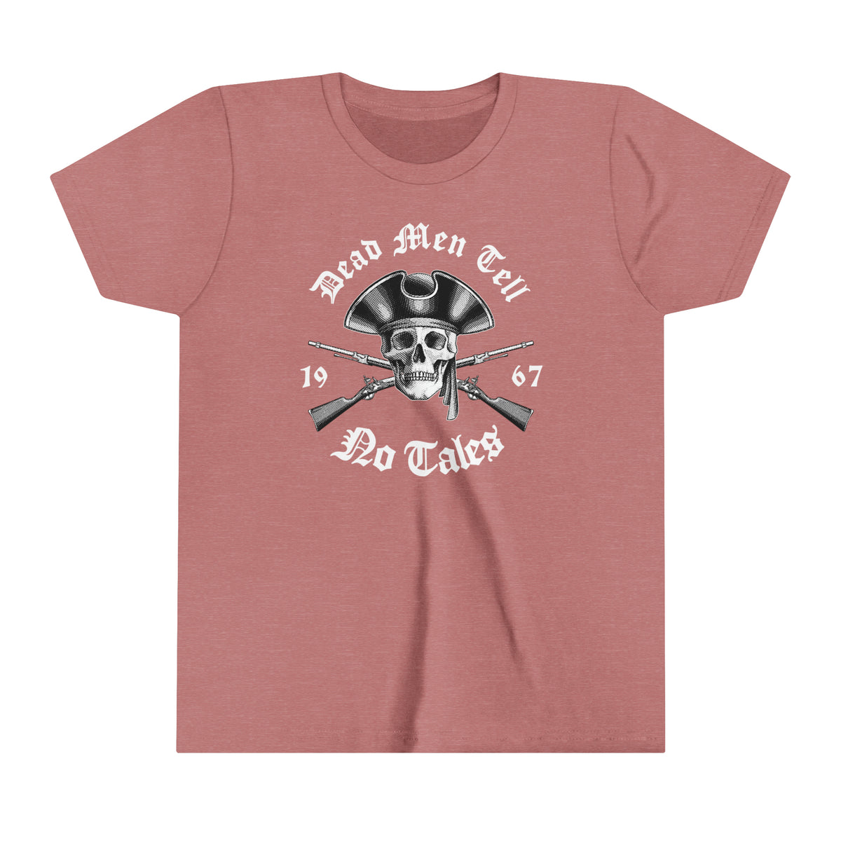 Dead Men Tell No Tales Bella Canvas Youth Short Sleeve Tee