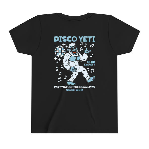 Disco Yeti Bella Canvas Youth Short Sleeve Tee
