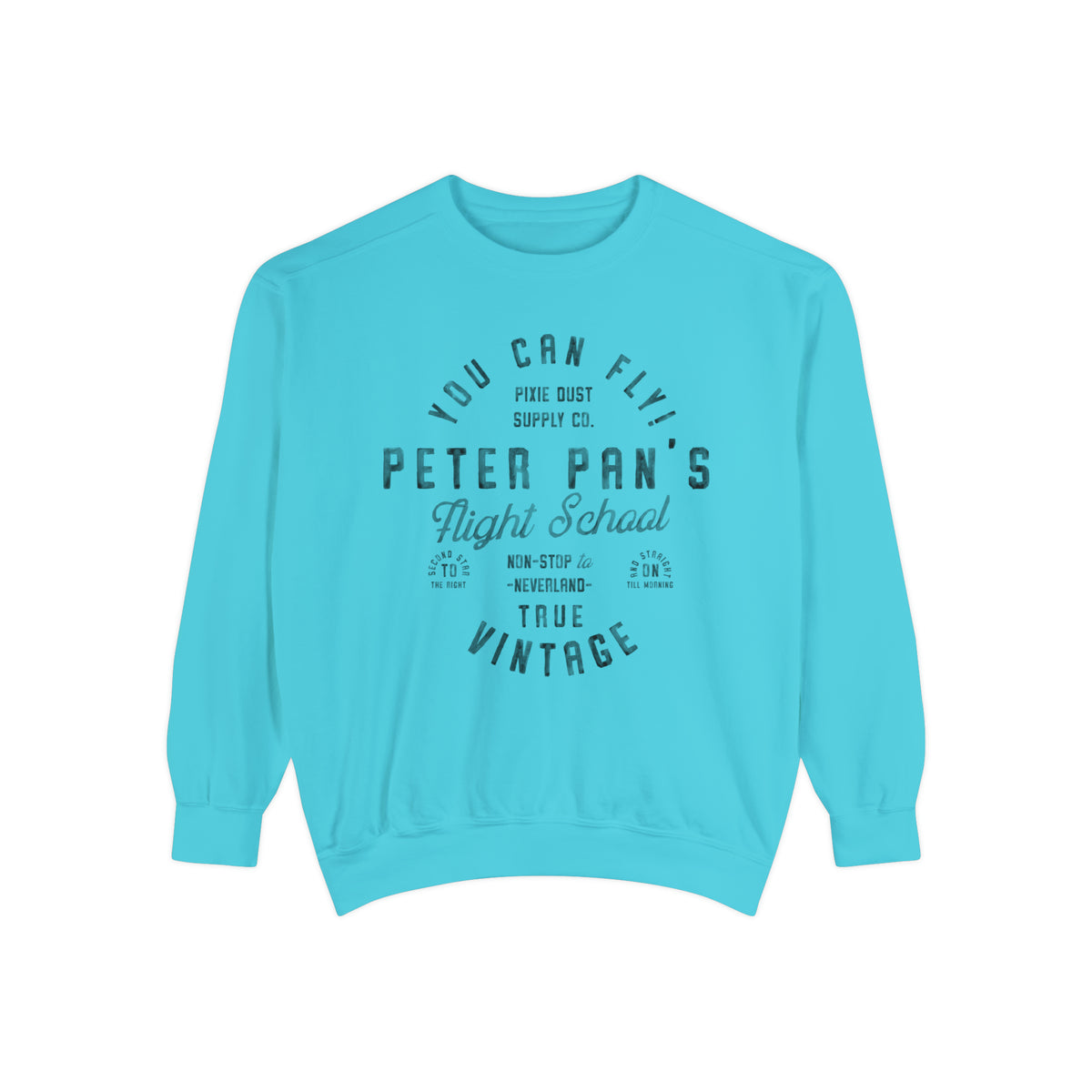 Pan's Flight School Comfort Colors Unisex Garment-Dyed Sweatshirt