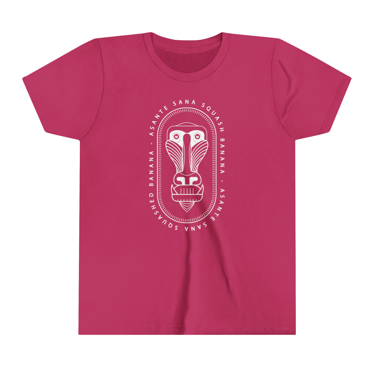 Asante Sana Squashed Banana Bella Canvas Youth Short Sleeve Tee
