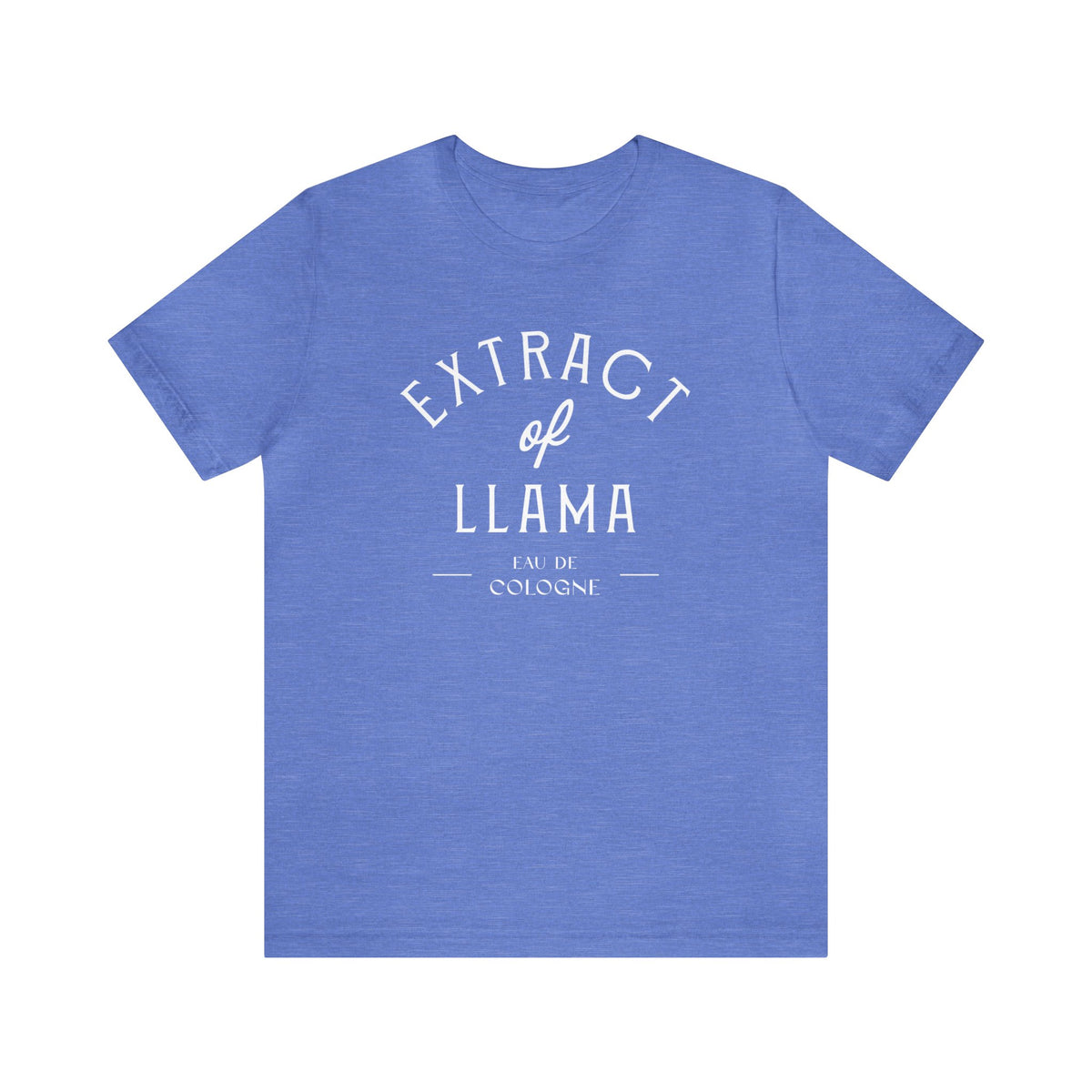 Extract of Llama Bella Canvas Unisex Jersey Short Sleeve Tee