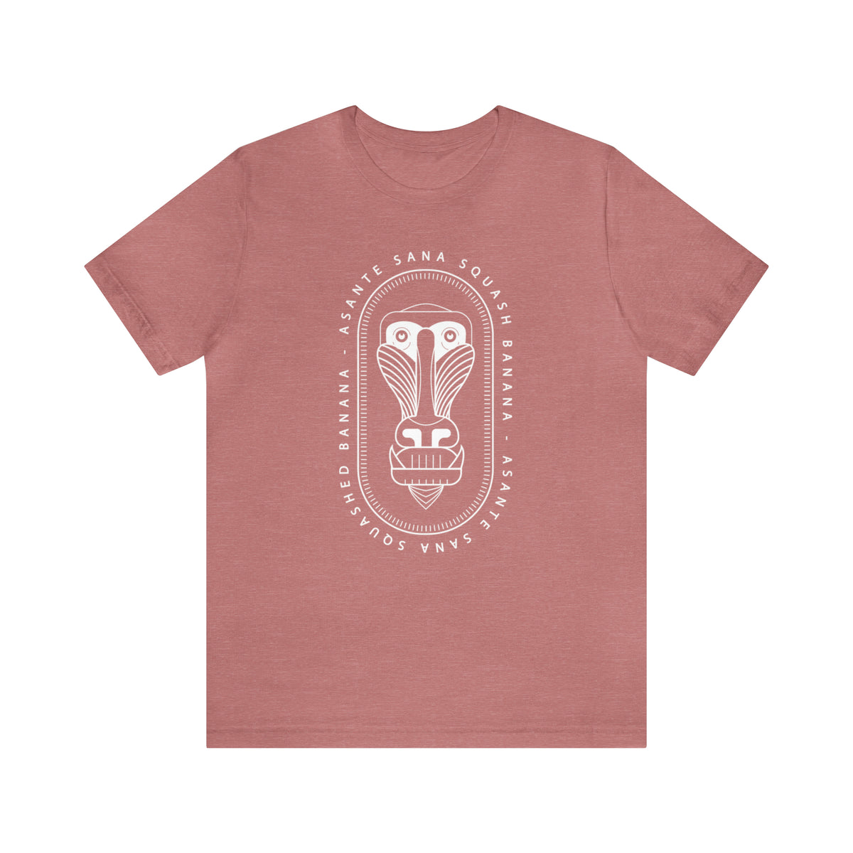 Asante Sana Squashed Banana Bella Canvas Unisex Jersey Short Sleeve Tee