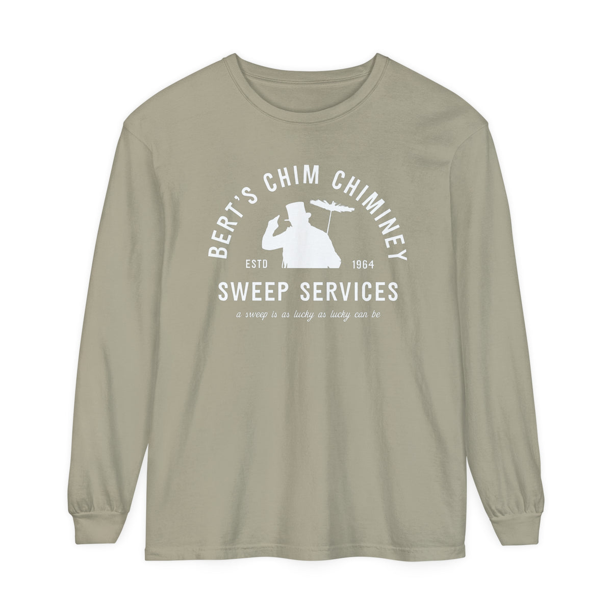 Bert's Chim Chimney Sweep Services Comfort Colors Unisex Garment-dyed Long Sleeve T-Shirt