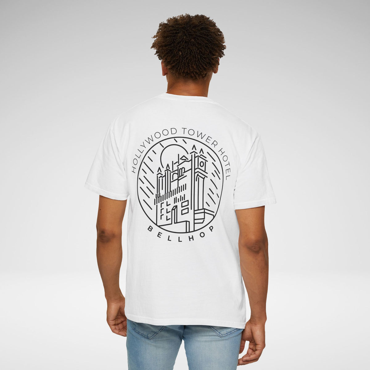 Hollywood Tower Hotel Bellhop Comfort Colors Unisex Garment-Dyed T-shirt