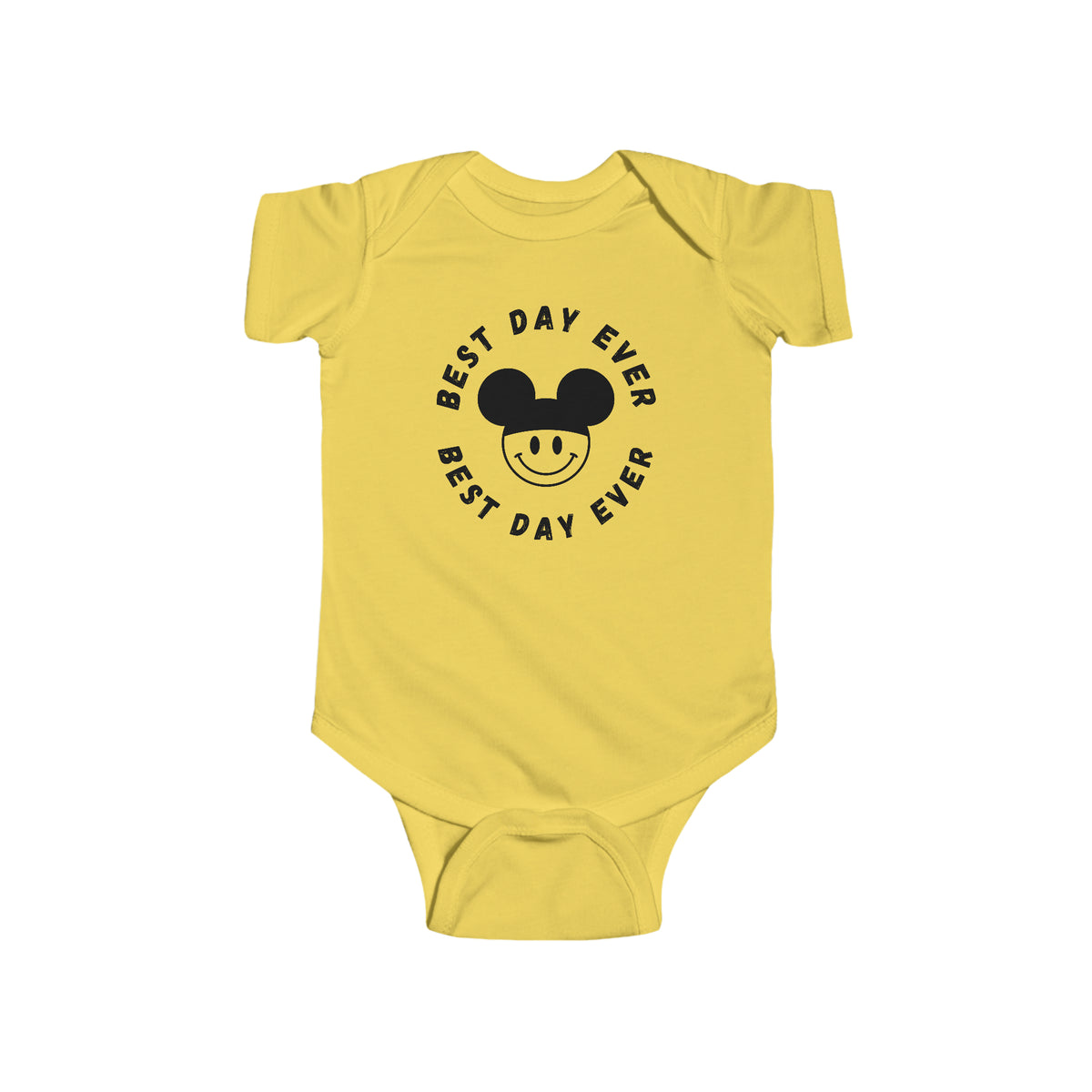 Best Day Ever Rabbit Skins Infant Fine Jersey Bodysuit