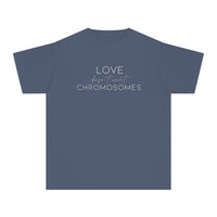Love Doesn’t Count Chromosomes Comfort Colors Youth Midweight Tee