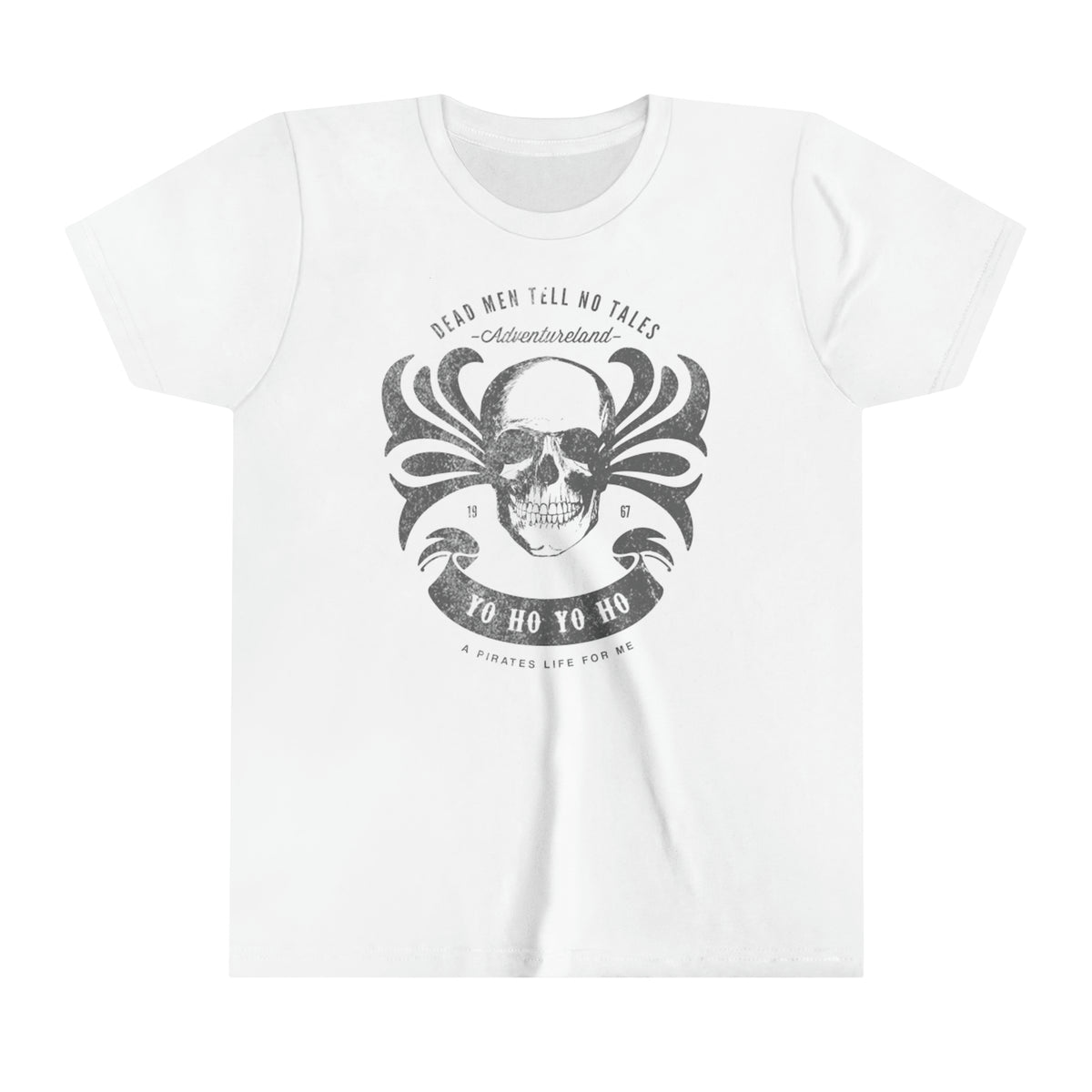 Dead Men Tell No Tales Bella Canvas Youth Short Sleeve Tee