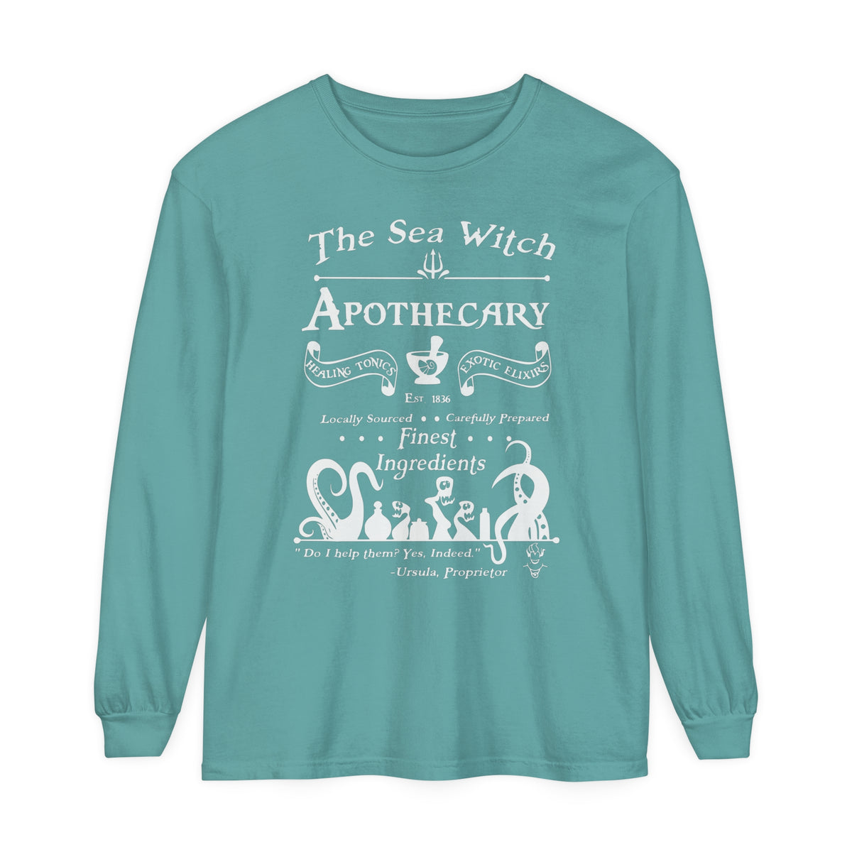 Sea Witch Apothecary Comfort Colors Unisex Garment-dyed Long Sleeve T-Shirt