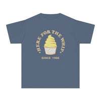 Here For The Whip Comfort Colors Youth Midweight Tee