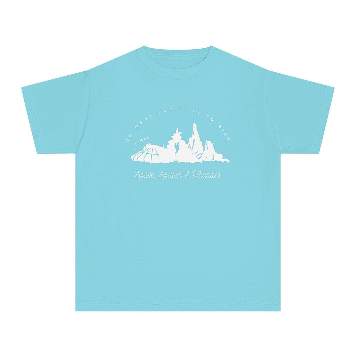 Oh What Fun It Is To Ride Comfort Colors Youth Midweight Tee